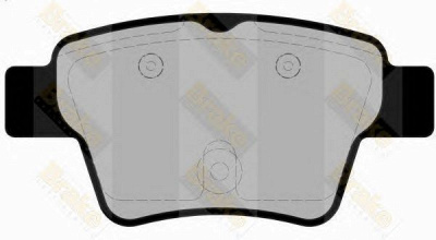 BRAKE ENGINEERING pa1667 -  Комплект тормозных колодок, дисковый тормоз
